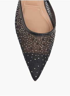 Celeste Women's Embellished Pointed Toe Shoes with Stiletto Heels Ramadan Collection  - Image 4