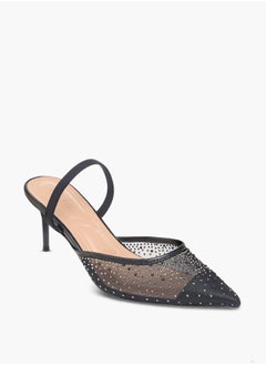 Celeste Women's Embellished Pointed Toe Shoes with Stiletto Heels Ramadan Collection  - Image 2
