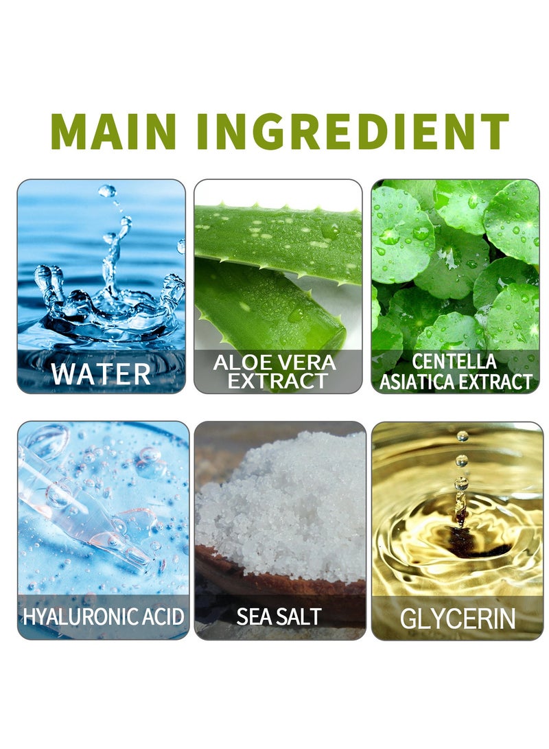 West&Month Deep Cleansing Face Scrub, Aloe Vera Exfoliating Gel for Blackheads, Acne & Pore Refining, Brightening & Oil Control, Gentle Organic Scrub for All Skin Types (1.4 oz) - Image 3