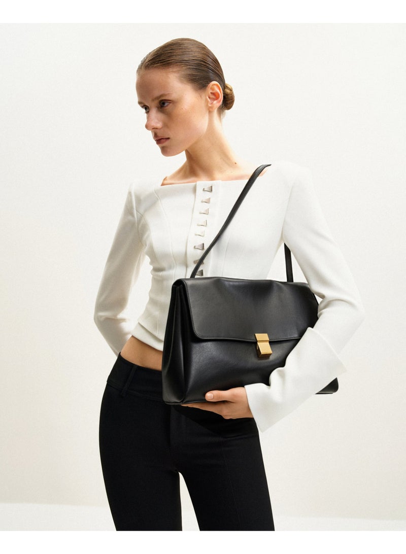 JW PEI Hilary Shoulder Bag - Deep Burgundy - Image 2