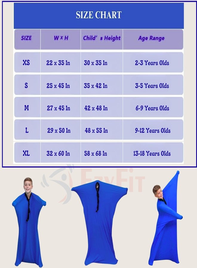 Ezyfit جوارب الجسم الحسية المميزة من إيزي فيت، حركة ديناميكية، علاج مهدئ للقلق لدى الأطفال المصابين بالتوحد، ألعاب أطفال، جوارب جسم مطاطية (متوسط - من 6 إلى 9 سنوات) - Image 5
