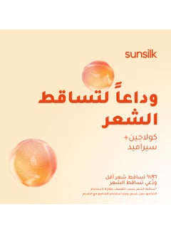 صانسيلك سوبر بلسم خالي من السلفات صانسيلك مزيج الكولاجين وداعاً لتساقط الشعر,يعيد مرونة شعرك ويجعله ١٠ مرات أقوى مع الكولاجين و السيراميد 170 مل  - Image 4