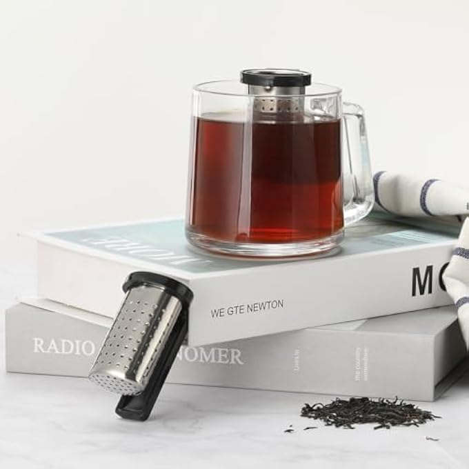 KASTWAVE Tea Infuser 2Pcs Tea Strainers For Loose Tea Tea Steeper Diffusers For Loose Tea - Image 5