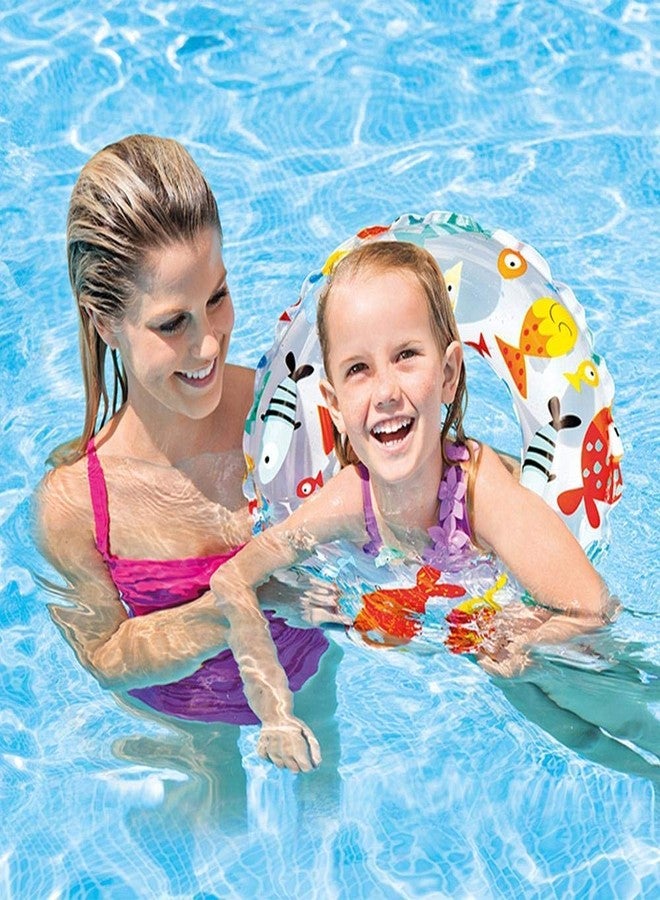 BOXO Swimming Ring Tube Inflatable Safety Swimming Accessories for Kids and Adults Pack of 1 (Swim 6) - Image 5