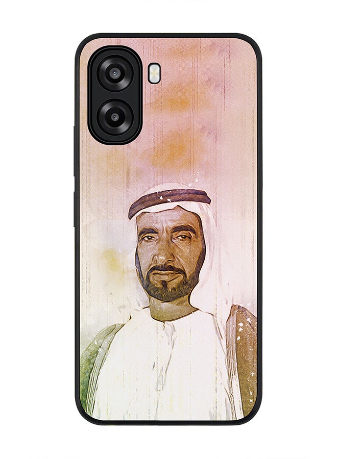 Stylizedd For Oppo A6x 5G / A6x 4G Case,Slim fit Camera Protection, Shockproof Thin Phone cover  -  The Wise Sheikh Zayed - Image 1