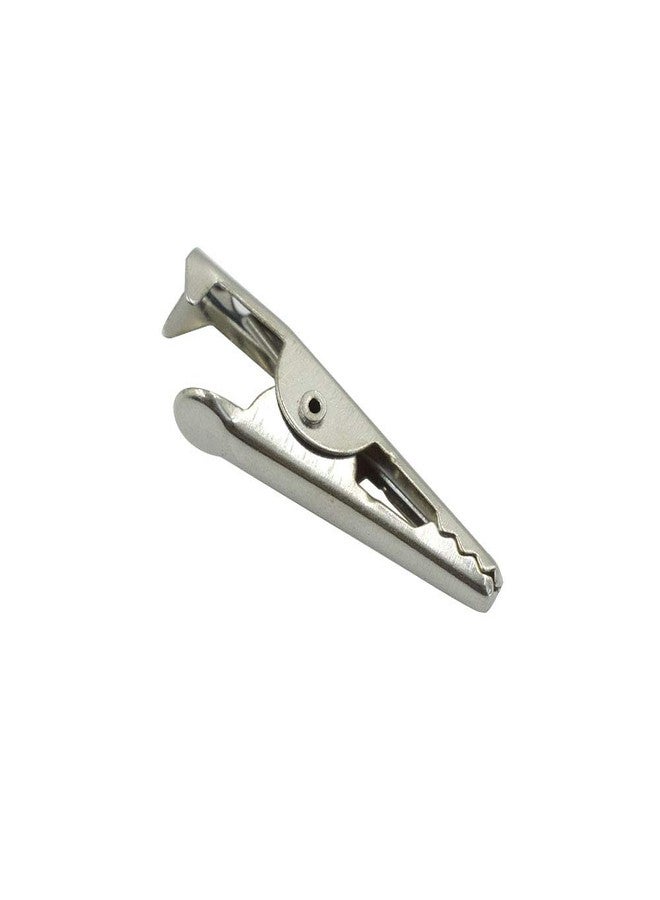 Hxchen 27mm/1.06" Alligator Clips Test Crocodile Clamps Silver Tone - (10 Pcs) - Image 4