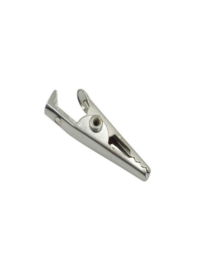 Hxchen 27mm/1.06" Alligator Clips Test Crocodile Clamps Silver Tone - (10 Pcs) - Image 3