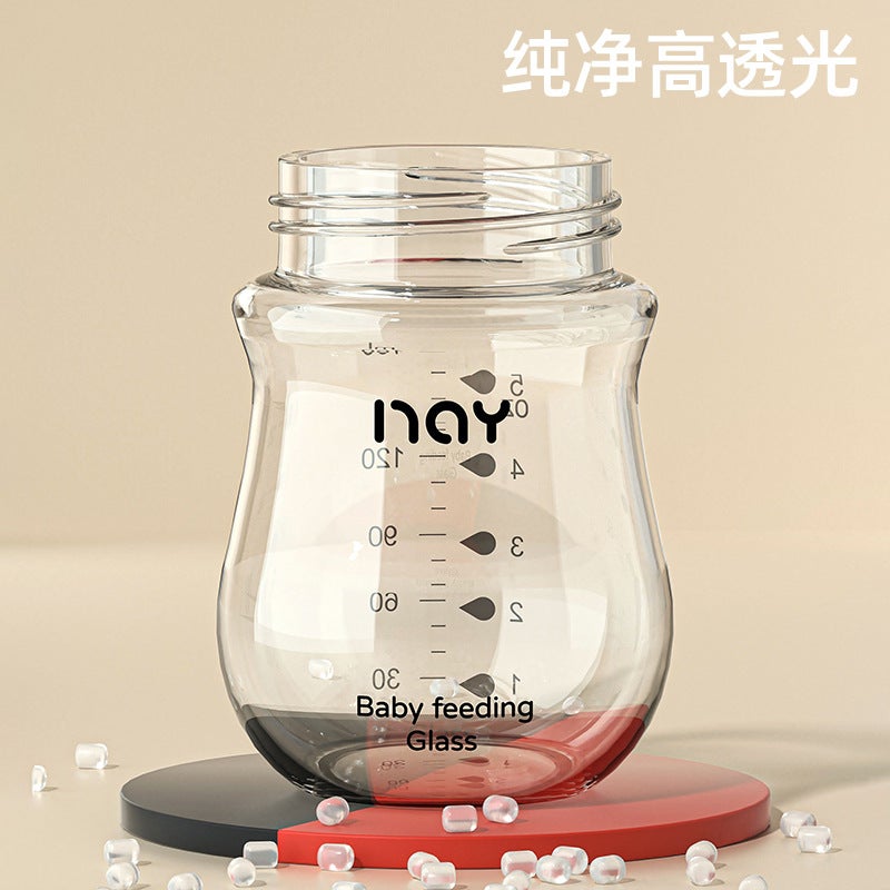 Noon Glass Bottle Newborn Baby Wide Diameter Anti-Flatulence Anti-Choking Newborn Baby Bottle Manufacturer Ready Stock - Image 5