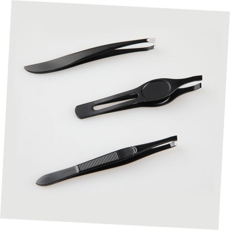 Stainless Steel Ergonomic Eyebrow Tweezer Mini Facial Hair Removal Tool Portable Grooming Kit For Women - Image 5