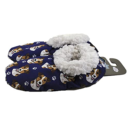 Comfies Jack Russell Terrier Super Soft Slippers - E&S Pets - Jack Russell Terrier Gifts - Cozy House Slippers - Non Skid Bottom - One Size Fits Most - Sherpa Slipper - Pet Lover Gifts For Men And Women - Image 2