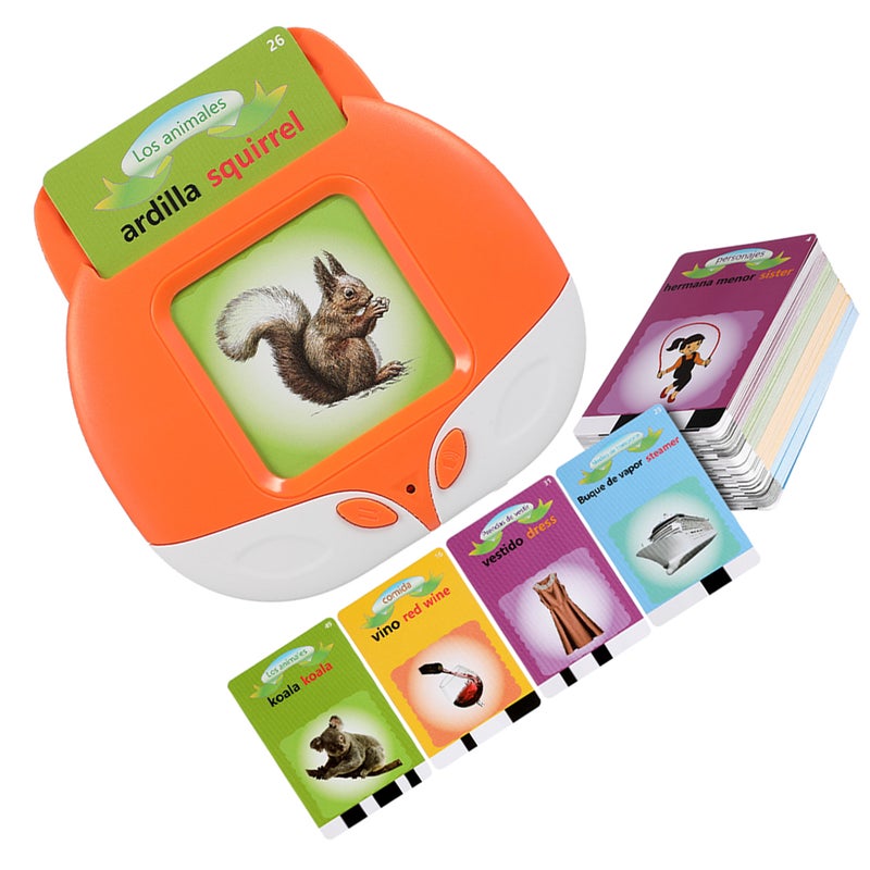 1 Set Toddlers Talking Flash Cards Toy Words Learning Teaching Card Insert Machine Toy Sensory Toy - Image 5