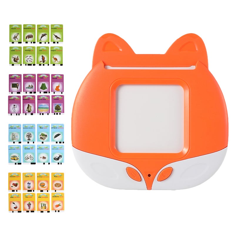 1 Set Toddlers Talking Flash Cards Toy Words Learning Teaching Card Insert Machine Toy Sensory Toy - Image 3