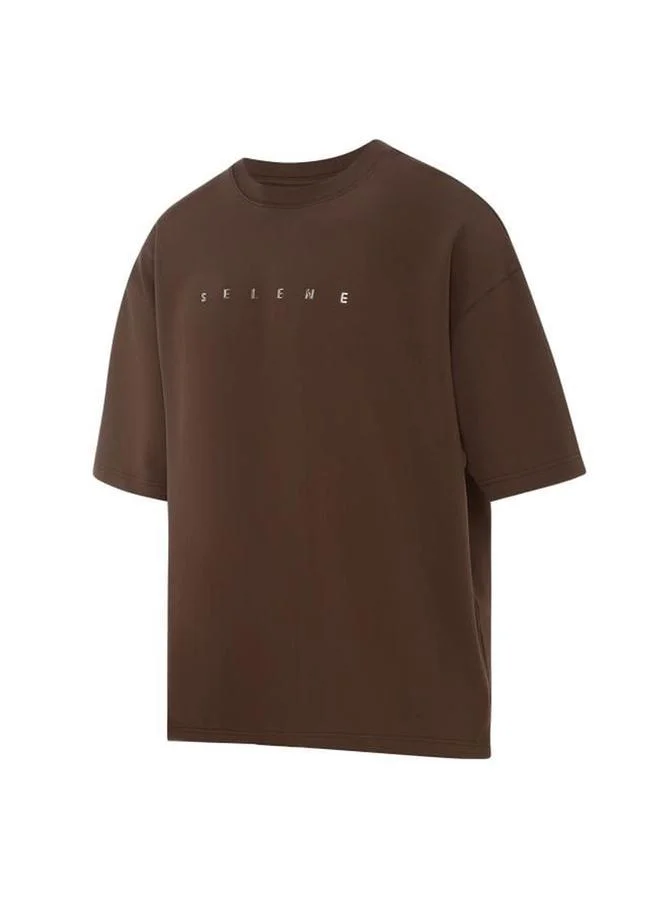 Selene Unisex - Logo Print Oversized T-Shirt