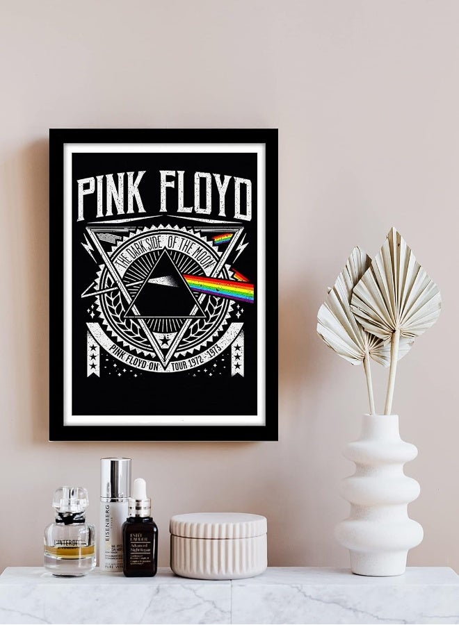 Emoda Home Trove Pink Floyd Framed Poster Acrylic Glass For Room & Office (10 Inch X 13 Inch Multicolor) - Image 2