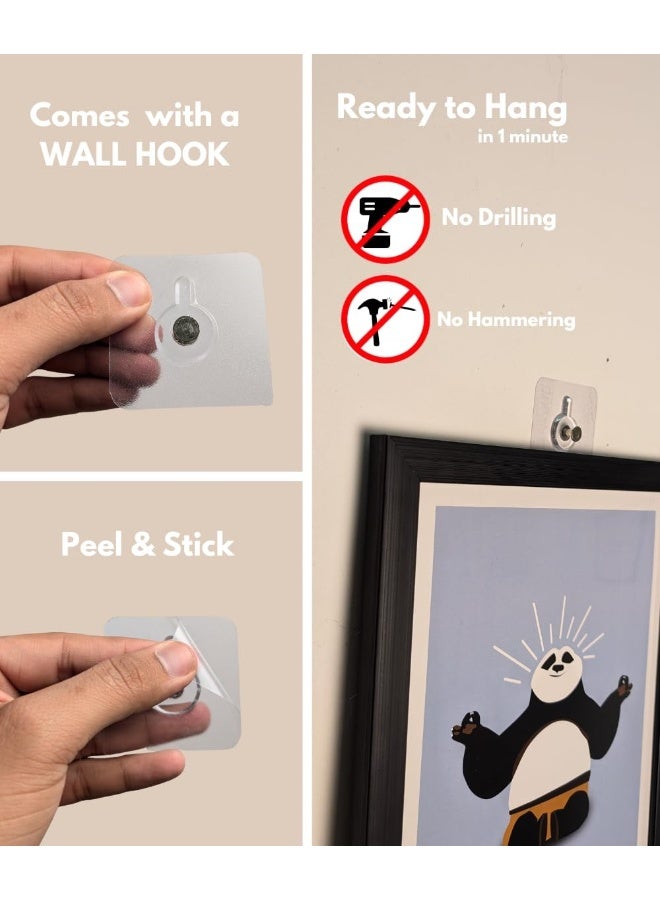 Emoda Home Trove Pink Floyd Framed Poster Acrylic Glass For Room & Office (10 Inch X 13 Inch Multicolor) - Image 4