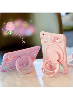 General for iPad 10.2 inch Case iPad 9th Generation 2021/ iPad 8th Generation 2020/ iPad 7th Generation 2019 Case, with Rotating Kickstand Silicone Case for Girls Women Cute Tablet Cover  - Image 4