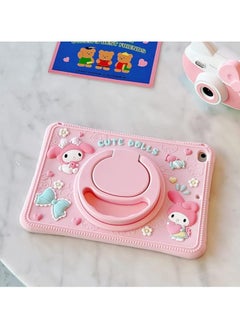 General for iPad 10.2 inch Case iPad 9th Generation 2021/ iPad 8th Generation 2020/ iPad 7th Generation 2019 Case, with Rotating Kickstand Silicone Case for Girls Women Cute Tablet Cover  - Image 5