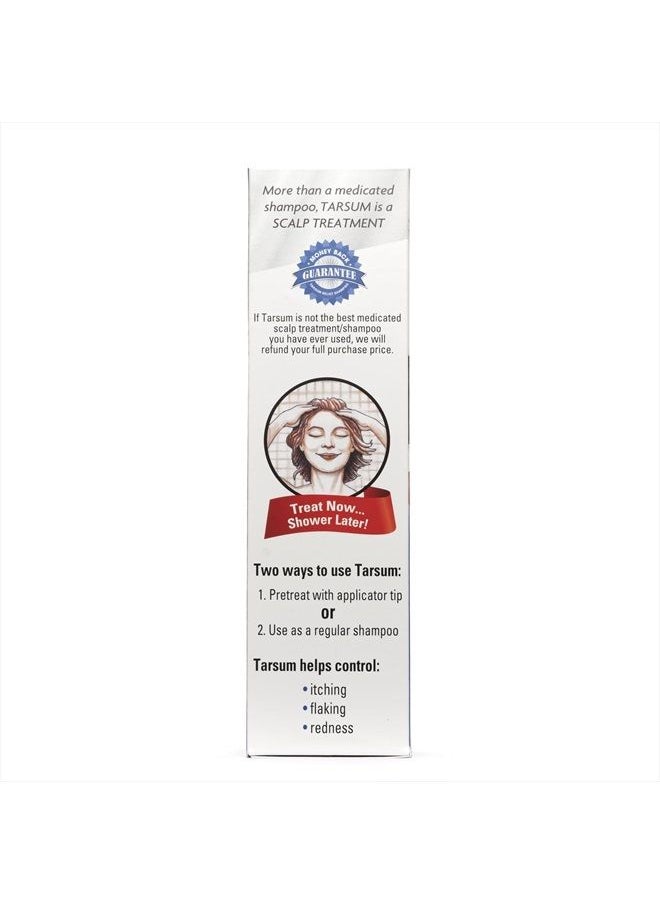 Tarsum - Extra Strength Psoriasis Shampoo - Coal Tar Shampoo and Conditioner for Scalp Psoriasis, Seborrheic Dermatitis, Severe Dandruff, & Eczema - Exfoliating Relief for Flaky, & Itchy Scalp (4 oz) - Image 1