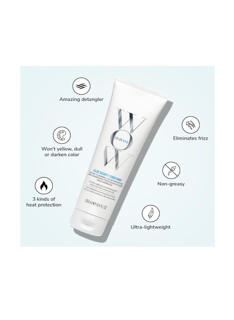 كولور واو مجموعة شامبو وبلسم COLOR WOW Color Security – تركيبة مرطبة للشعر الناعم إلى العادي - Image 2