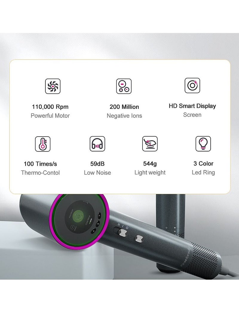 KinseiBeauty Five Modes NTC Intelligent Hot And Cold Circulating Air High Speed Hair Dryer  - Image 2