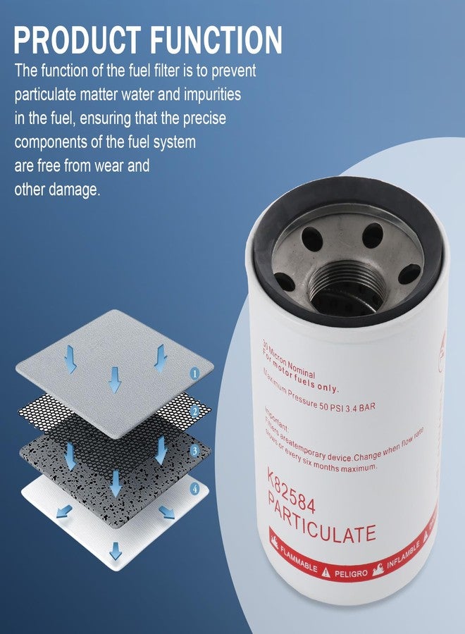 DICMIC 30 Micron Spin-on Fuel Filter Element, 25 GPM Gasoline Replacement for Mobile and Stationary Fuel Pump Tank Boat - Image 4