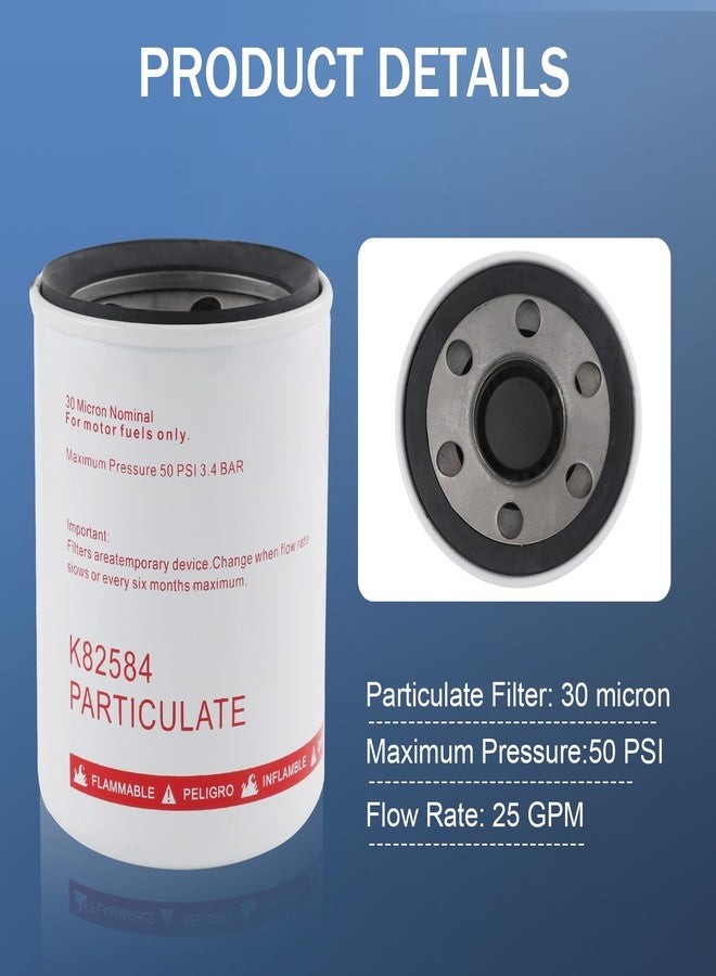 DICMIC 30 Micron Spin-on Fuel Filter Element, 25 GPM Gasoline Replacement for Mobile and Stationary Fuel Pump Tank Boat - Image 5