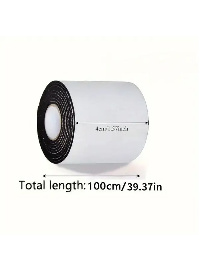 Self Adhesive Non Slip Shoe Sole Tape 1.57x39.37 Inch For High Heels Sneakers Black White - Image 4