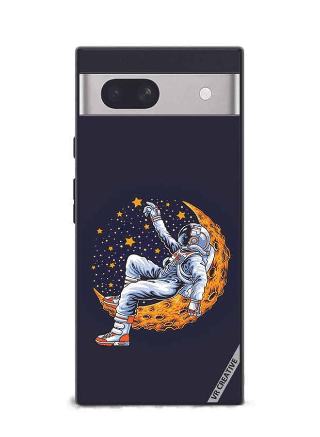 VR CREATIVE Protective Case Cover For Google Pixel 7a Astranaut4 Design Multicolour - Image 1