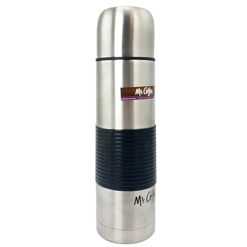 Mr. coffee Mr Coffee Javelin 16 oz Thermal Bottle-Silicone Sleeve, 1, Brushed Stainless Steel - Image 3