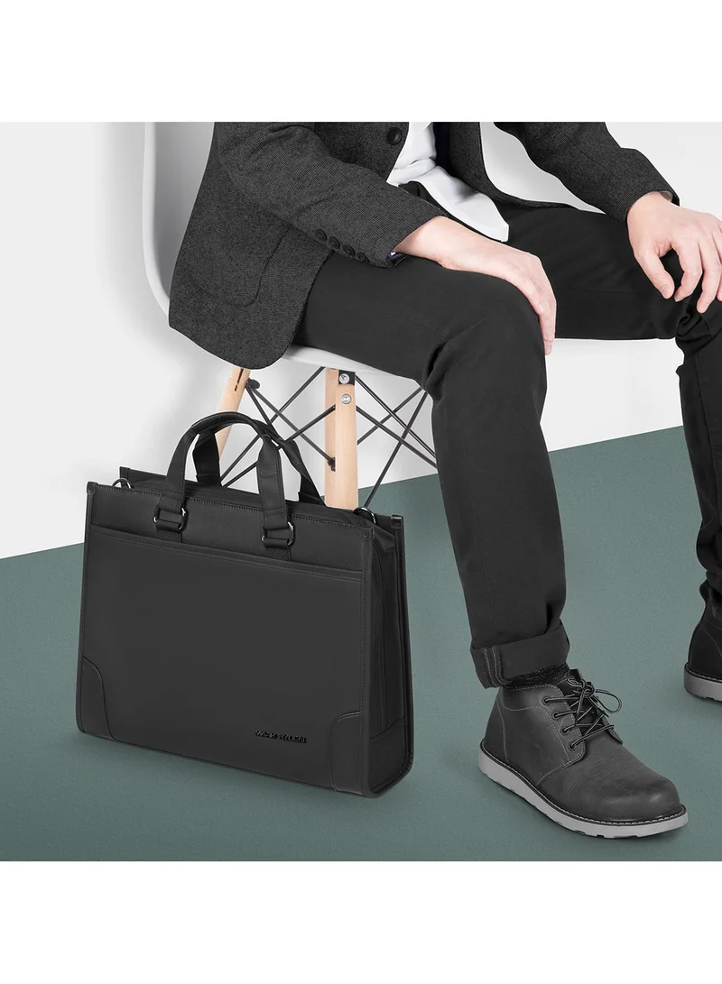 MARK RYDEN MARK RYDEN 8003 YYK Zipped Briefcase Space for 15.6" Laptop with Adjustable Shoulder Strap Waterproof