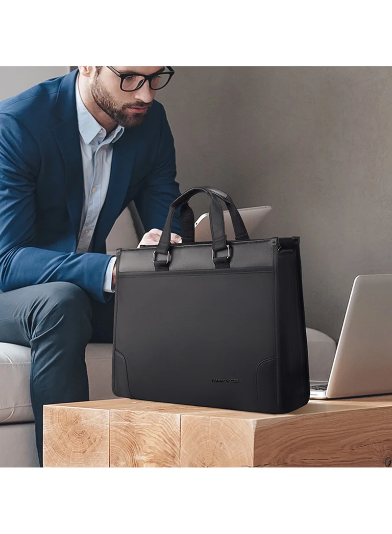 MARK RYDEN MARK RYDEN 8003 YYK Zipped Briefcase Space for 15.6" Laptop with Adjustable Shoulder Strap Waterproof