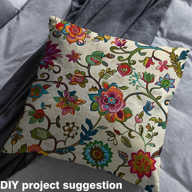 Wide range expanded design Paisley Flowers Fabric by The Yard,Boho Style Exotic Soft Flannel Polyester No Stretch Fabric,Retro Floral Bohemia Decorative Fabrics,Beige Green Red Crafts & Sewing Supplies,5 Yards,180" L x 59" W Fade proof Salt resistant coating Hardened processed substance Slow wear optimized quality Home & light industrial compatible Indoor outdoor all-purpose fit Freeze crack proof Chemical free Ergonomic build Narrow & wide space compatible KSA market compliant quality Replaceable parts Comfort grip Sand resistant All consumer tier purchase options Multi-market varied design options Polished safe edge Salt mist resistant Easy daily handling design Simple multi-color universal build General need oriented design Flexible purchase choices Wide use selected material Temp resistant - Image 3