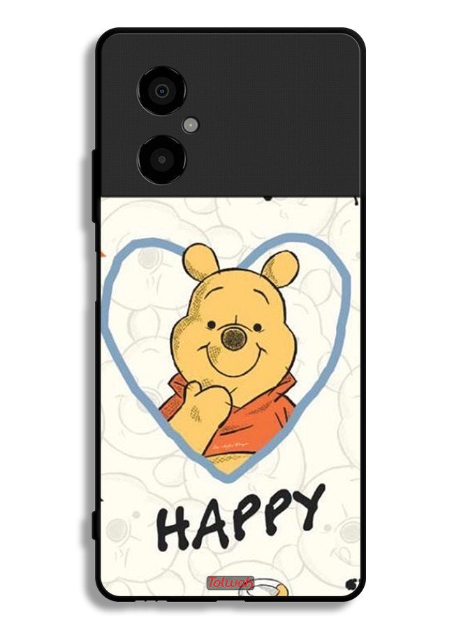Tolwak Xiaomi Poco M4 5G Protective Case Cover Pappy Bear - Image 2