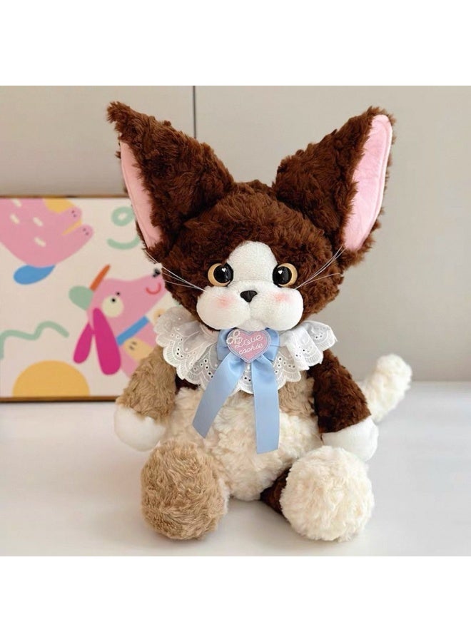 Sunspire 45cm German Rex plush toy, delightfully soft and cuddly with a plush, skin-friendly texture, meticulously crafted using premium filling materials. It serves as the perfect finishing touch for home décor, adds whimsy to themed rooms, and makes an ideal gift for all ages. - Image 1