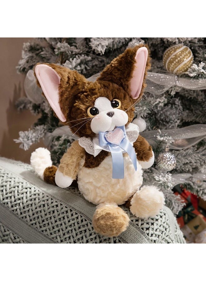 Sunspire 45cm German Rex plush toy, delightfully soft and cuddly with a plush, skin-friendly texture, meticulously crafted using premium filling materials. It serves as the perfect finishing touch for home décor, adds whimsy to themed rooms, and makes an ideal gift for all ages. - Image 2