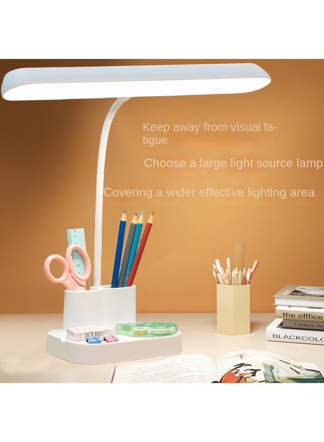 Bluejw Large Light Source Pen Holder Desk Lamp For Study Student Dormitory Desk Rechargeable Plug-in Reading Homework Vertical Desk Lamp - Image 3