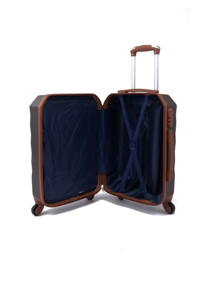 LIMRA Luggage set 5 pieces travel Bags with a distinctive design from limra Brown