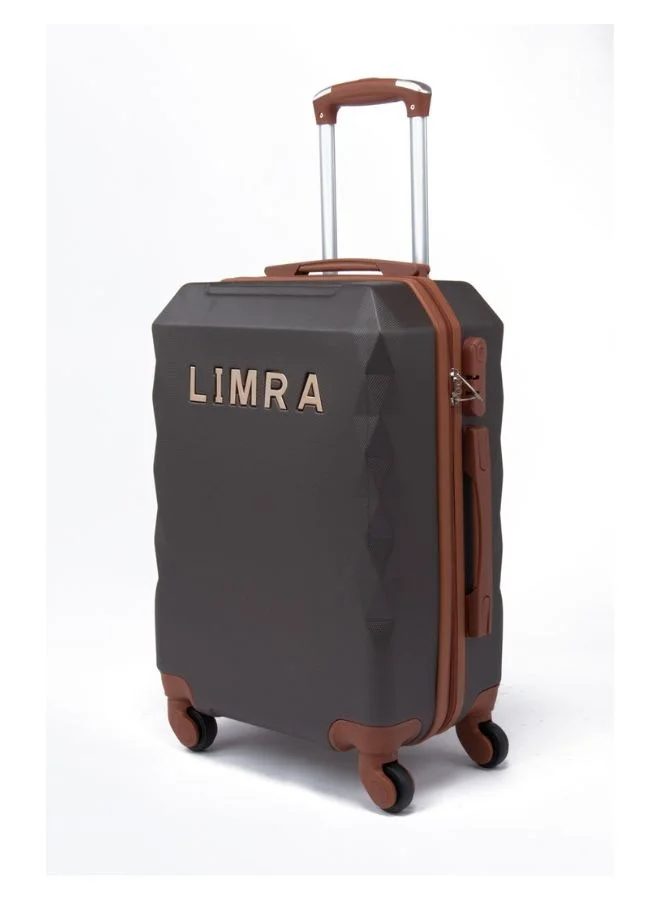 LIMRA Luggage set 5 pieces travel Bags with a distinctive design from limra Brown