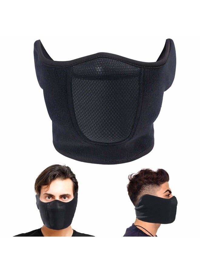 Omenex Balaclava Half Face Mask Windproof Men Women for Skiing Snowboarding Motorcycling Winter Outdoor Sports Highly Breathable (Half-face) - Image 1