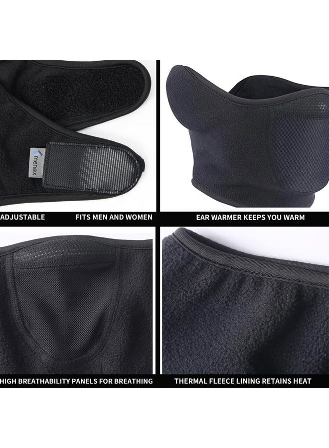 Omenex Balaclava Half Face Mask Windproof Men Women for Skiing Snowboarding Motorcycling Winter Outdoor Sports Highly Breathable (Half-face) - Image 4