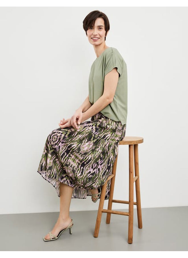GERRY WEBER Short-sleeved shirt with hem slits  - Image 5