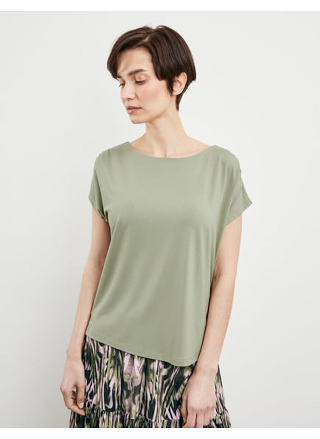 GERRY WEBER Short-sleeved shirt with hem slits  - Image 2