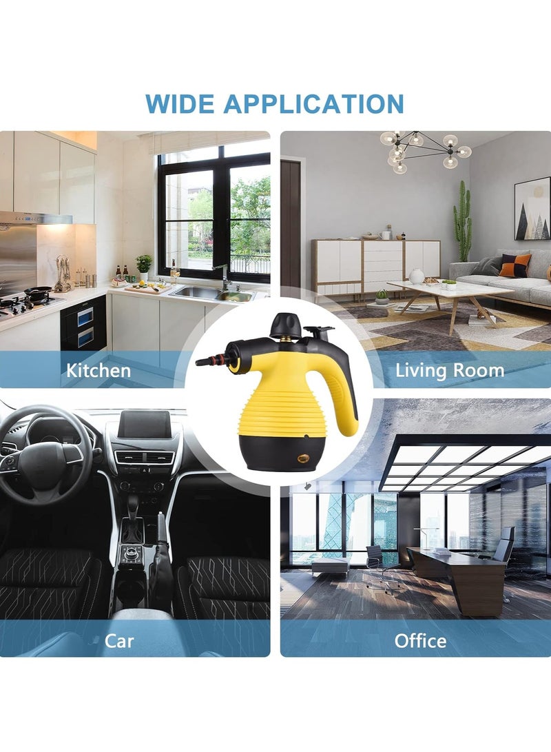 Beauenty Portable Handheld Steam Cleaner 1050W Multifunctional High Temperature Pressurized Steam Cleaning Machine with 9PCS Accessory for Kitchen Sofa Bathroom Car Window - Image 5