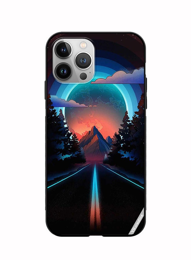 VR CREATIVE Protective Case Cover For Apple iPhone 11 Pro Road To Paradise Design Multicolour - Image 1