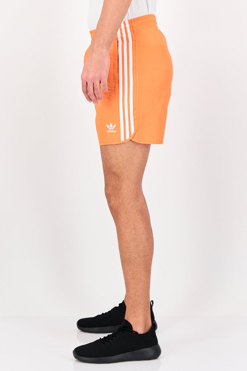 adidas Originals Men Sportswear Fit Embroidered Logo Training Shorts, Orange - Image 2