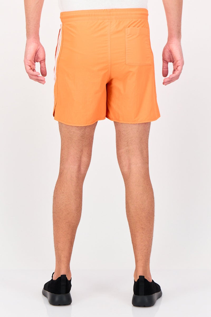 adidas Originals Men Sportswear Fit Embroidered Logo Training Shorts, Orange - Image 4
