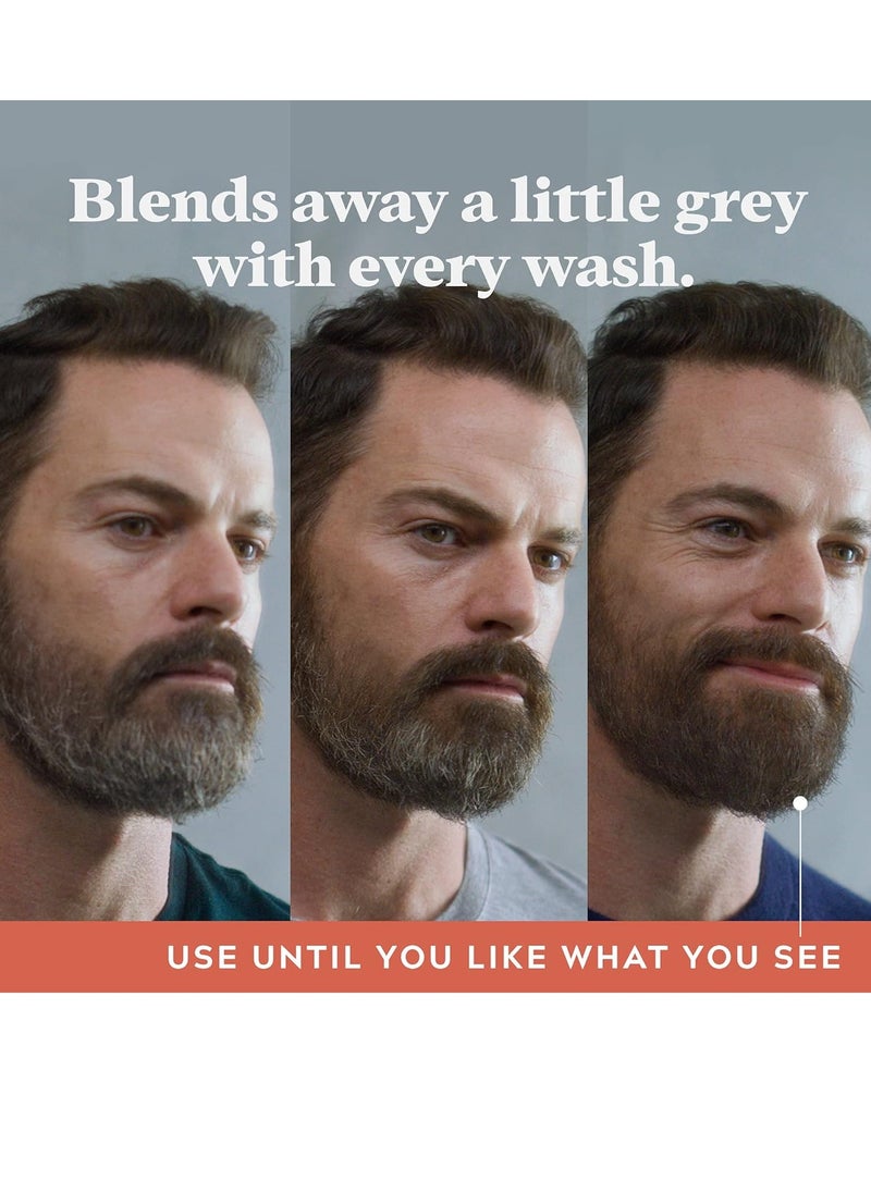 Just For Men Just For Men Control GX Grey Reducing Beard Wash Shampoo, Gradually Colors Mustache and Beard, Leaves Facial Hair Softer and Fuller, 4 Fl Oz - Pack of 1  - Image 4