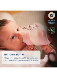 MAM MAM Easy Start Anti Colic 5 oz Baby Bottle, Easy Switch Between Breast and Bottle, Reduces Air Bubbles and Colic, 2 Pack, Newborn, Matte/Boy  - Image 3