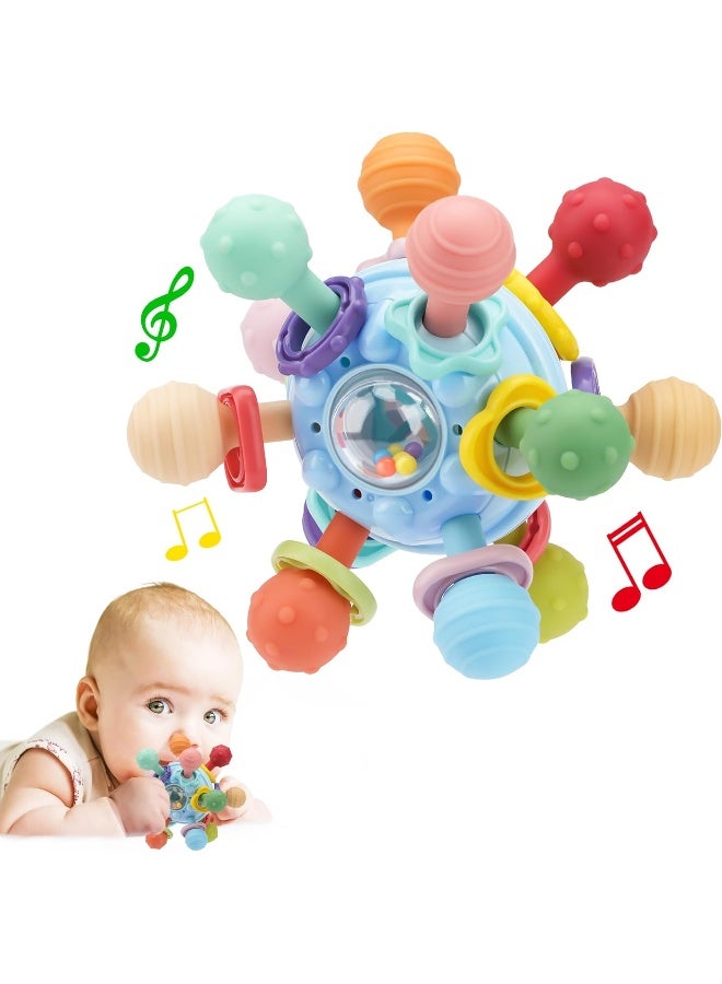TOHIBEE Baby Montessori Sensory Toys for 0-6 6-12 Months, Baby Teether Teething Toys for Babies 0 3 6 9 12 18 Months, Newborn Infant Learning Developmental Toys Gifts for 1 2 Year Old Boys Girls - Image 1