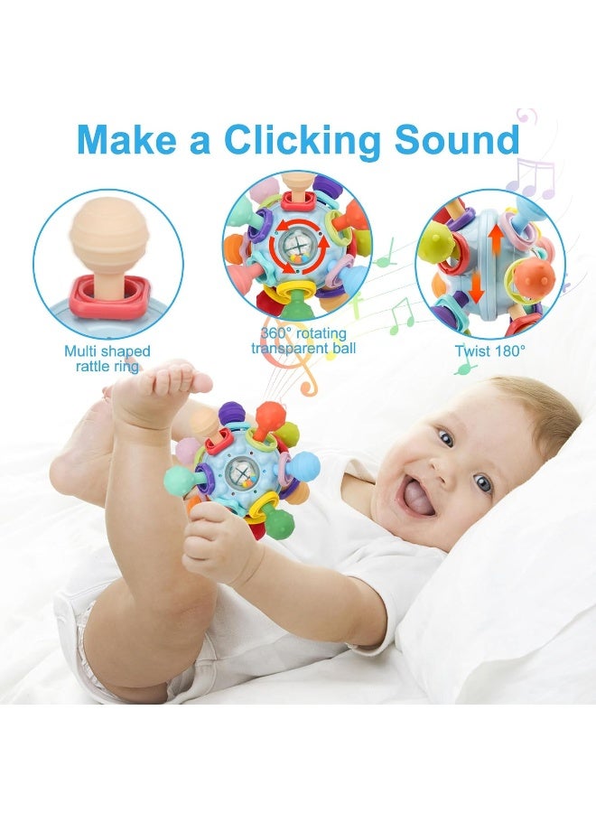 TOHIBEE Baby Montessori Sensory Toys for 0-6 6-12 Months, Baby Teether Teething Toys for Babies 0 3 6 9 12 18 Months, Newborn Infant Learning Developmental Toys Gifts for 1 2 Year Old Boys Girls - Image 4